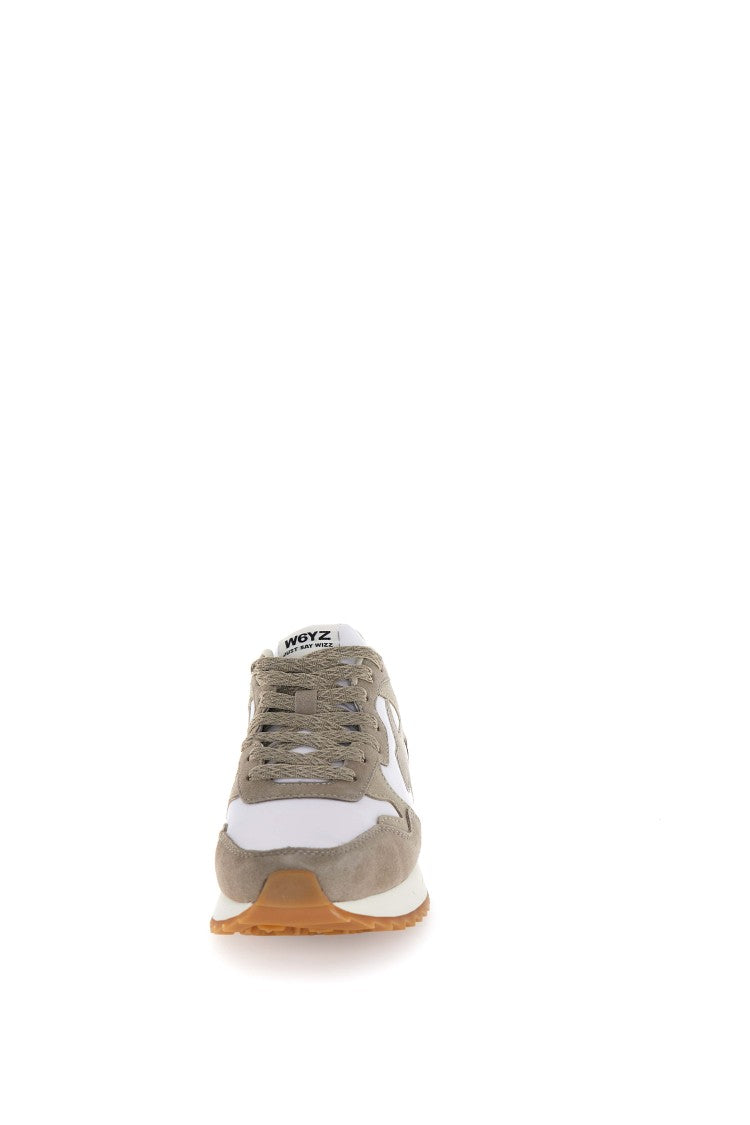 W6yz Beige Sneakers With Technical Fabric