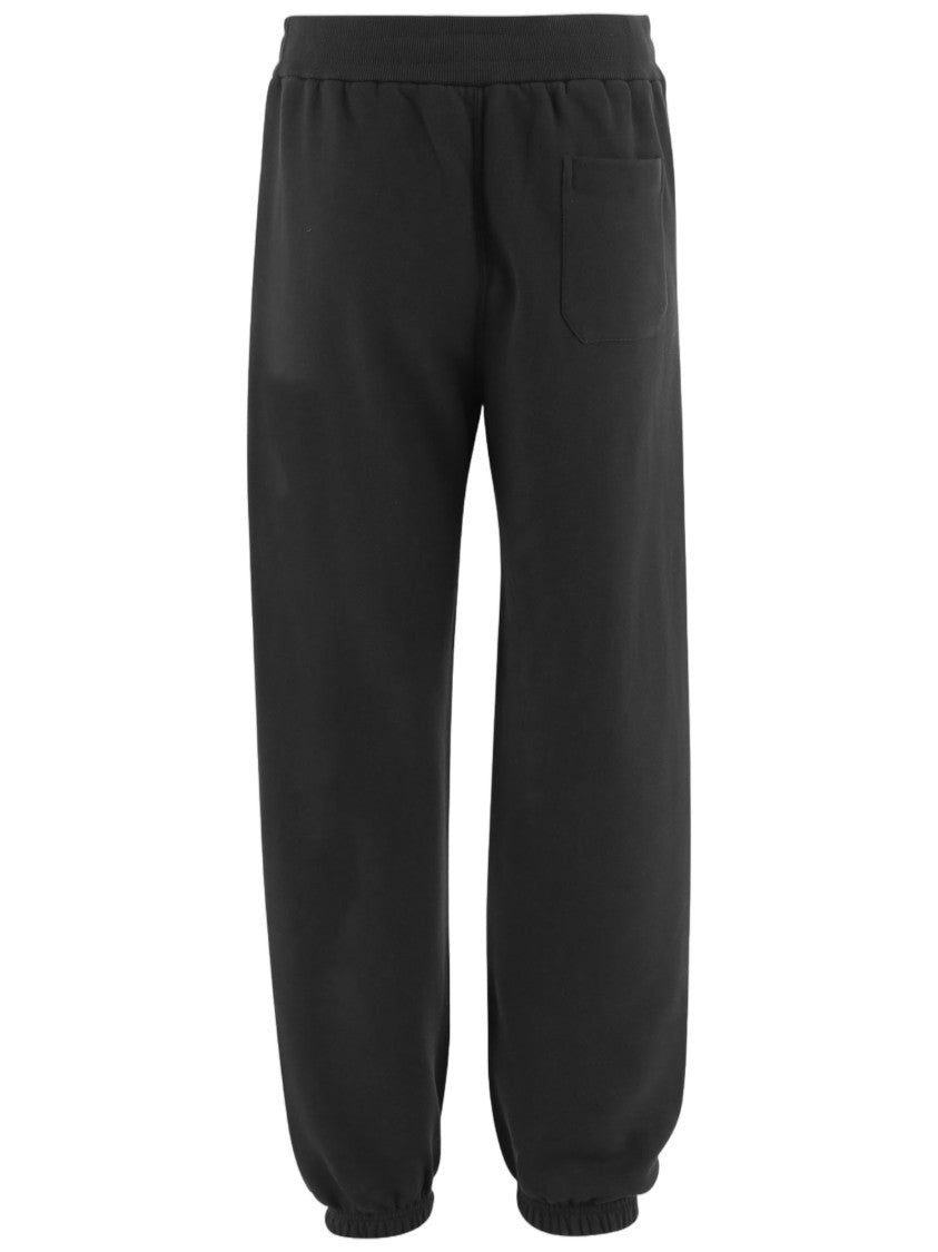 Jil Sander Black Relaxed Fit Cotton Cropped Pants