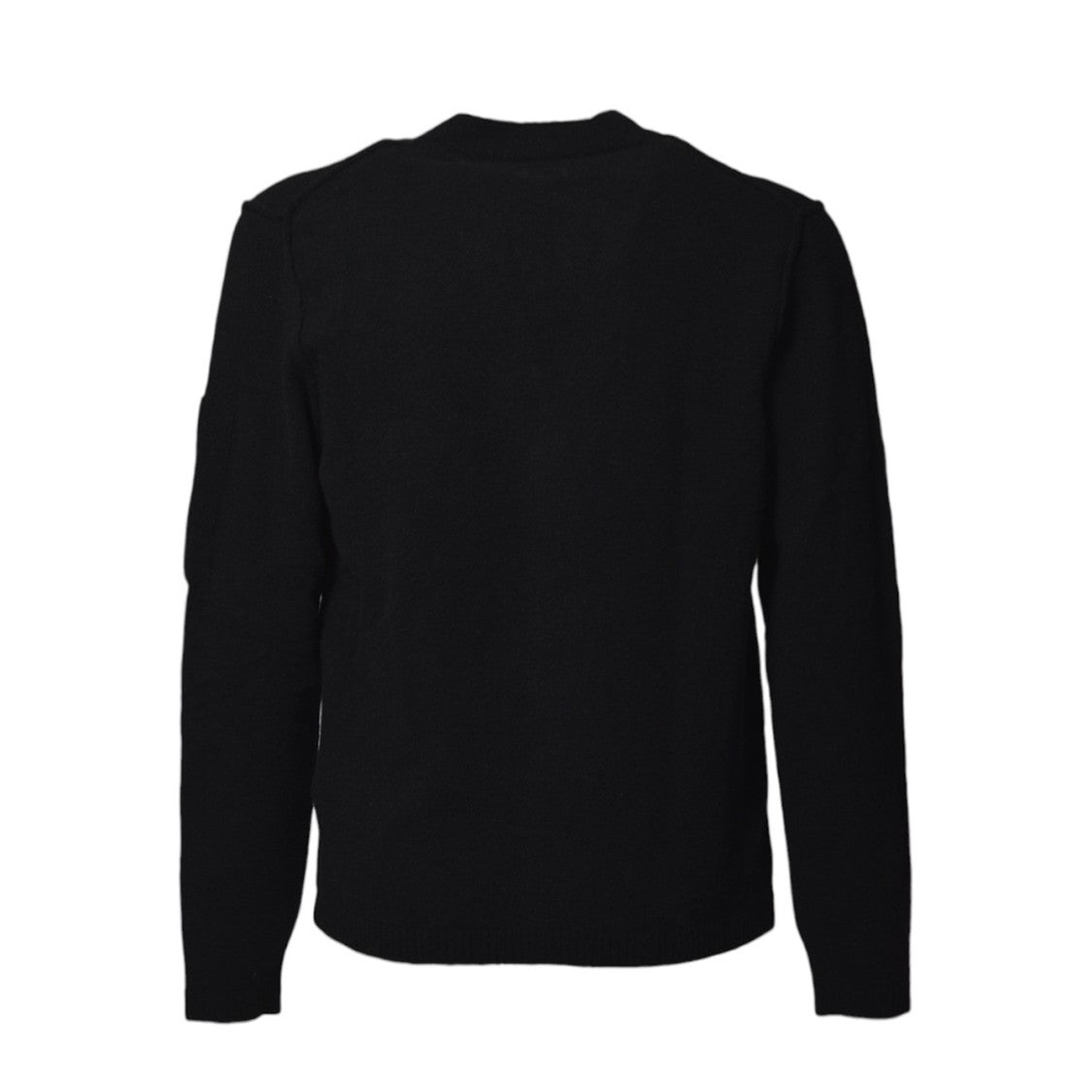 C.P. Company Black Wool And Alpaca V-Neck Cardigan