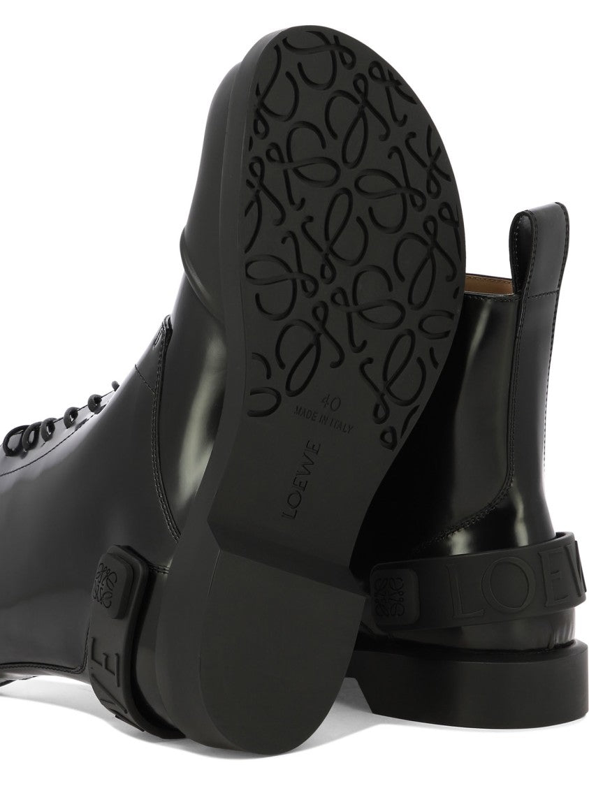 Loewe "Campo" Lace-Up Boots