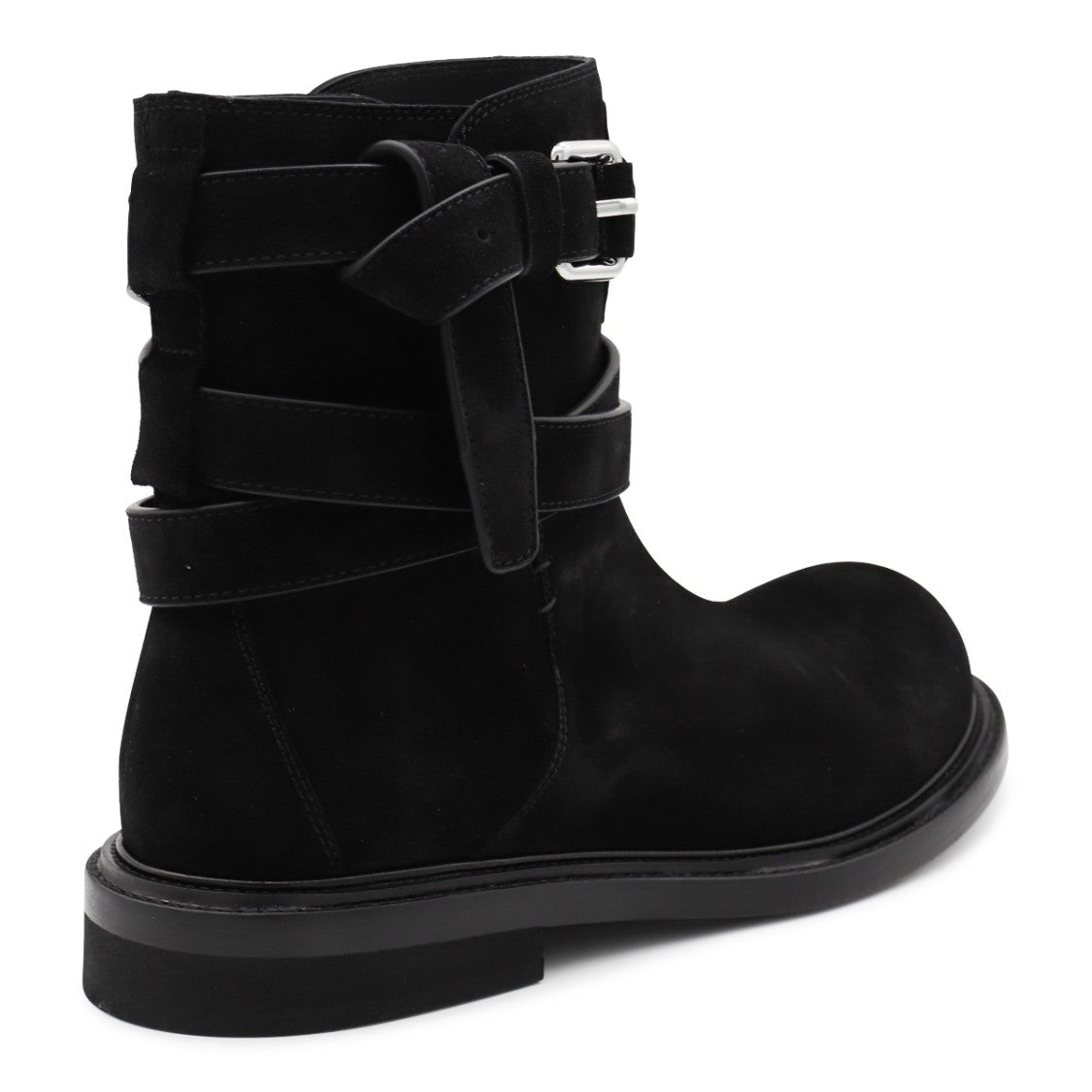 Moschino Black Leather Boots