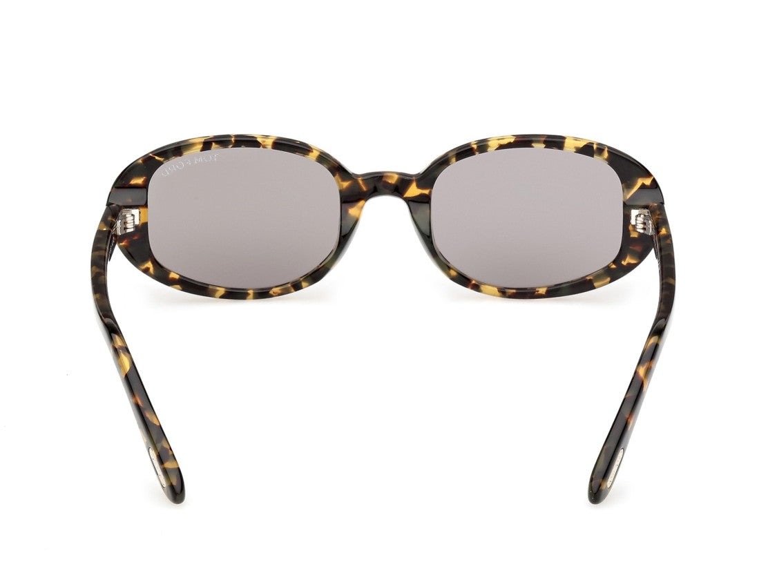 Tom Ford Ft1364 Rounded Square Tortoiseshell Sunglasses