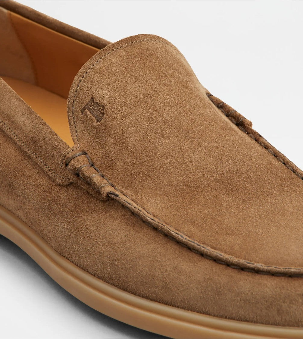 Tod's Gomma 78L Calfskin Loafers – Light Brown