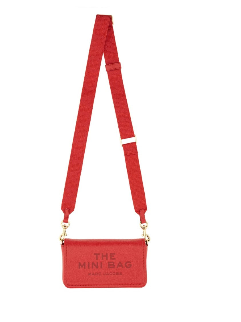 Marc Jacobs Compact Textured Leather Mini Shoulder Bag