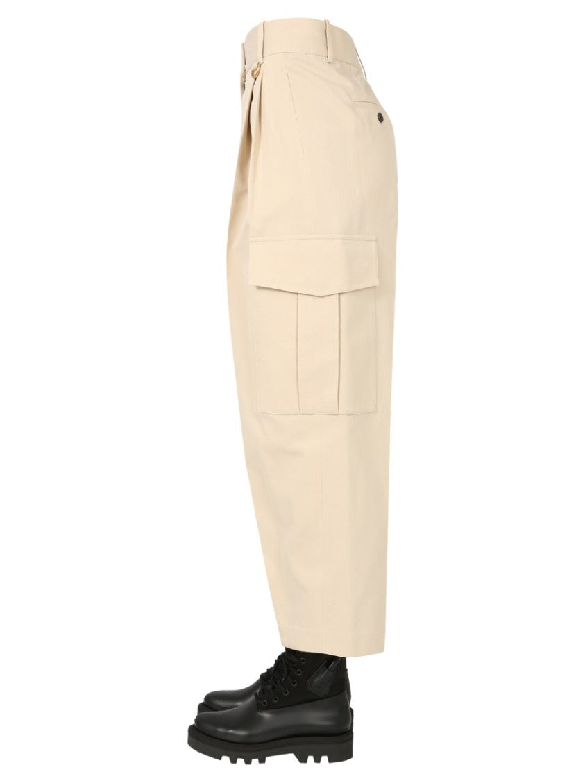 Givenchy High-Waisted Cargo Pants With Flap Pockets