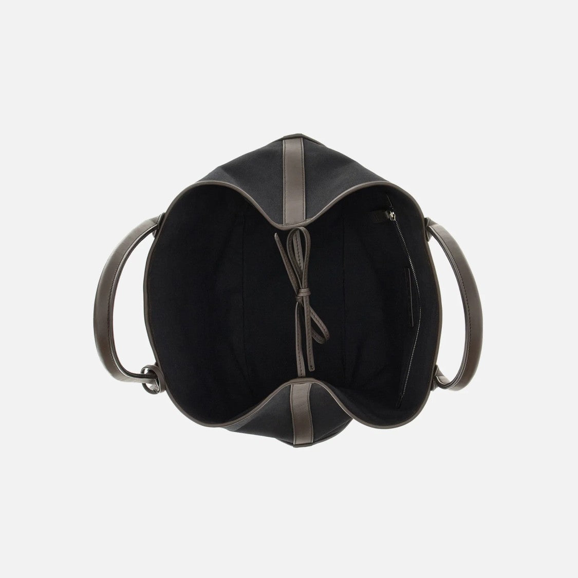 Hogan Trapezoidal Shopper Bag With Leather Accents