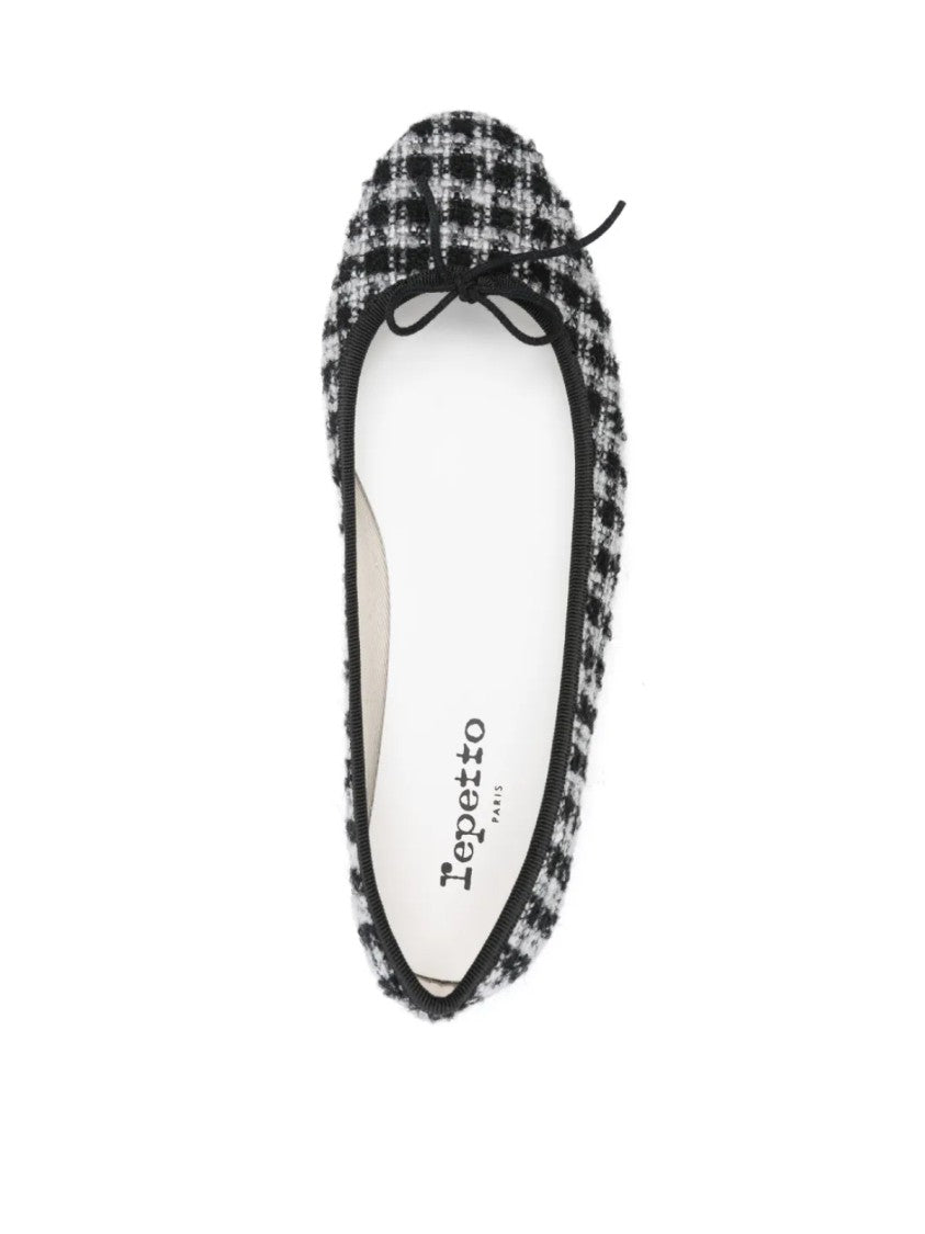 Repetto Cendrillon Tweed Ballerina Ballet Flats