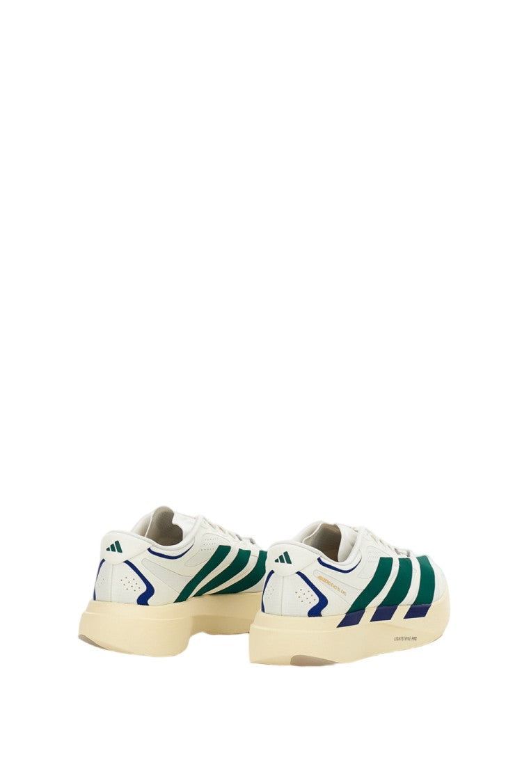 Adidas Originals White Adizero Evo Sl Exo Synthetic Suede Sneakers