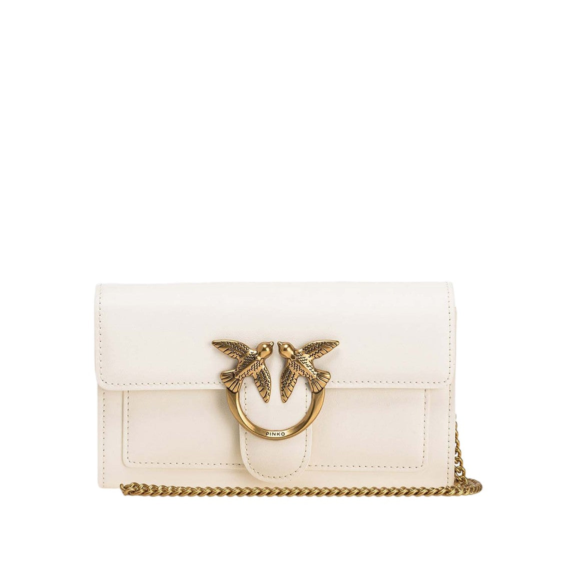 Pinko Flap Closure Leather Wallet