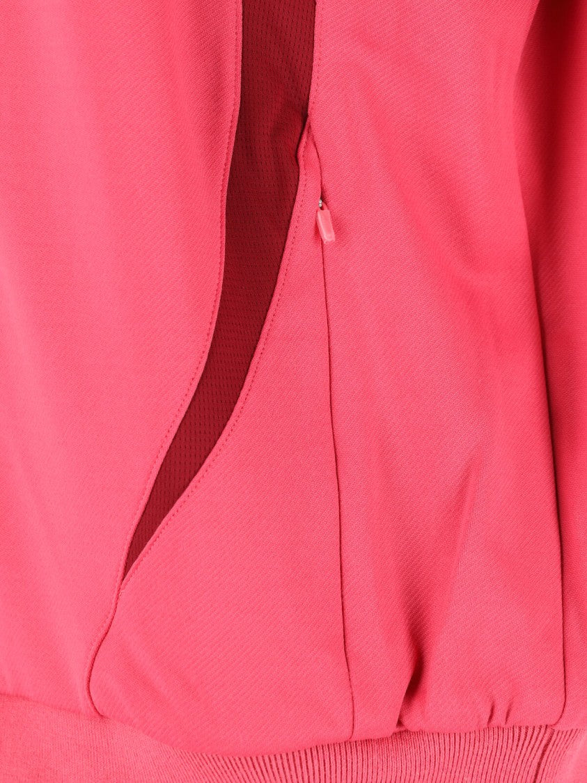 Adidas Originals By Wales Bonner Pink Knit Stand-Up Collar Sporty Sweater