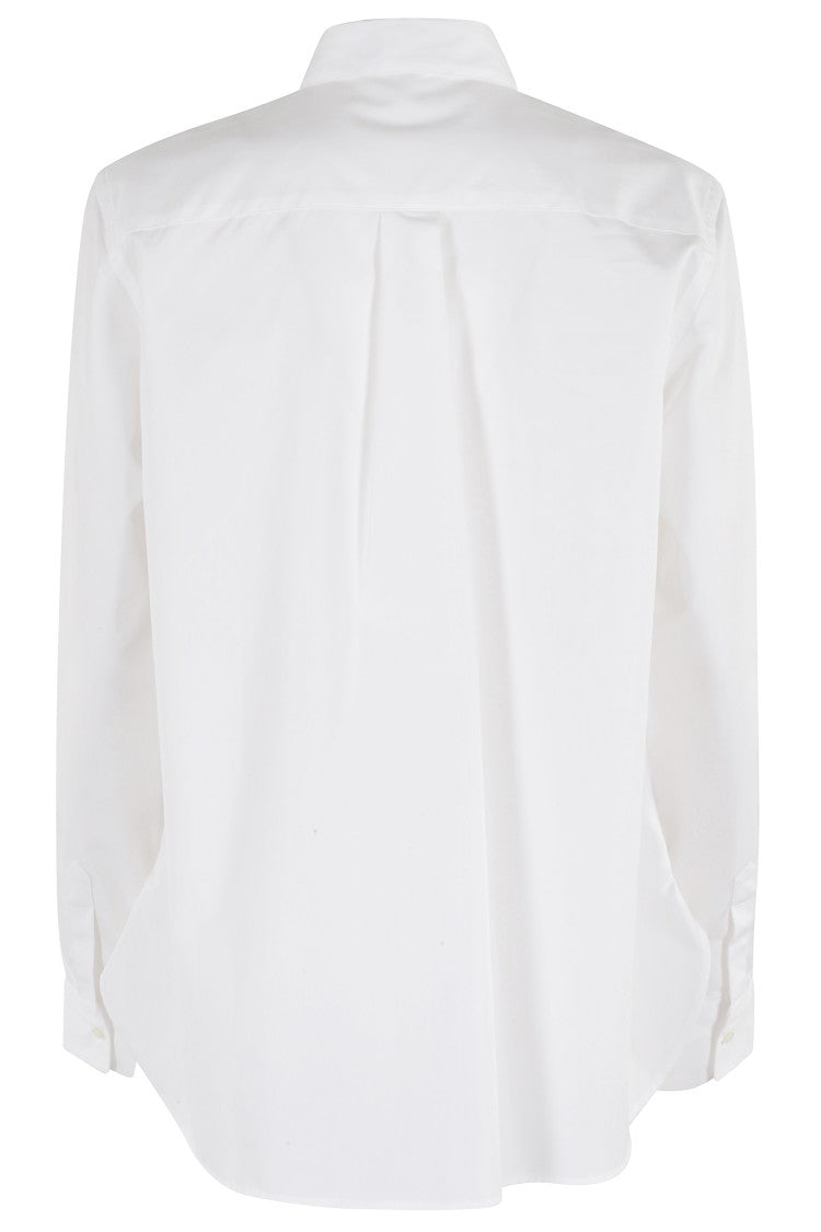 Aspesi Expanded White Shirt With Classic Collar