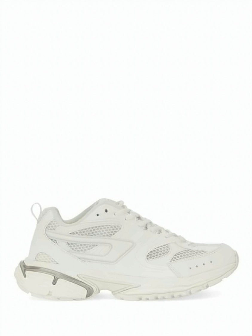 Diesel Lightweight Breathable Mesh Sneakers With Textured Sole