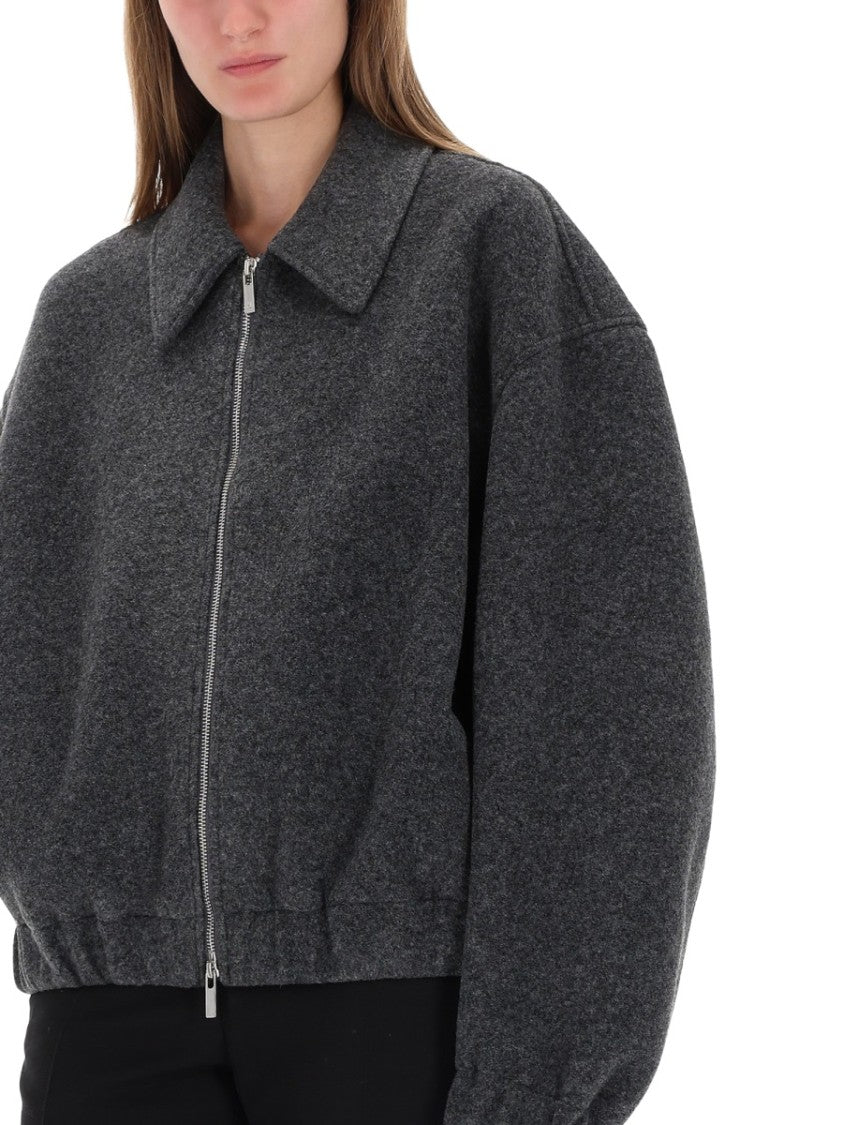 Helmut Lang Shell Boxy Oversized Bomber Jacket