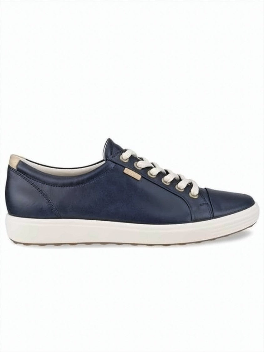 Ecco Low-Top Sneakers With Smooth Leather Upper
