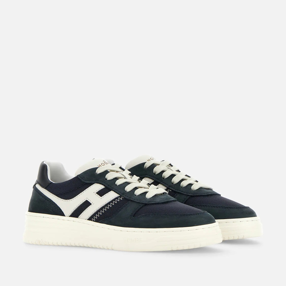 Hogan Low-Top Nubuck Leather Sneakers