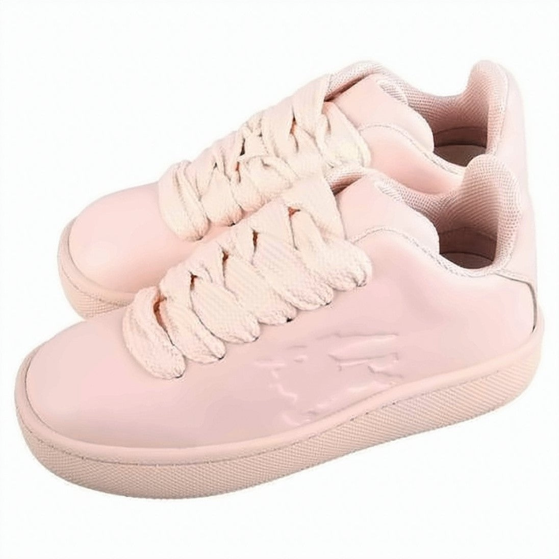 Burberry Monochromatic Pastel Pink Burberry Sneakers