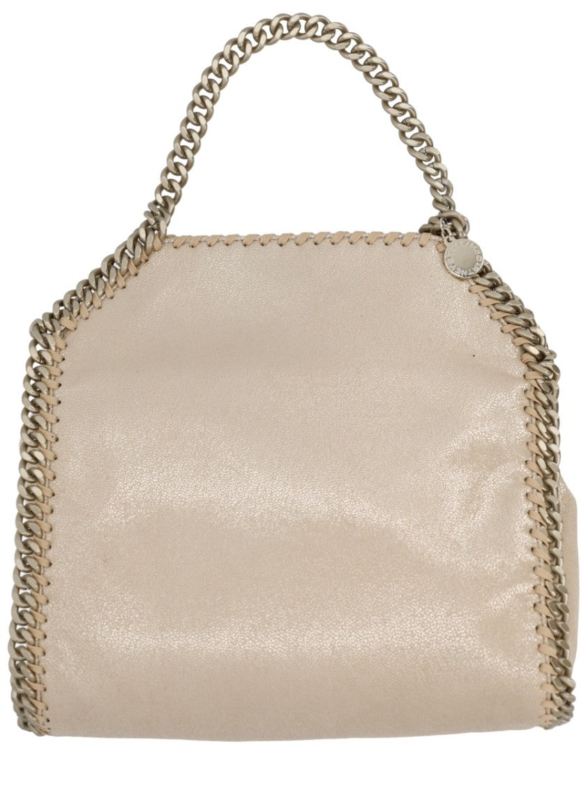 Stella Mccartney Neutrals Falabella Chain Trim Bag