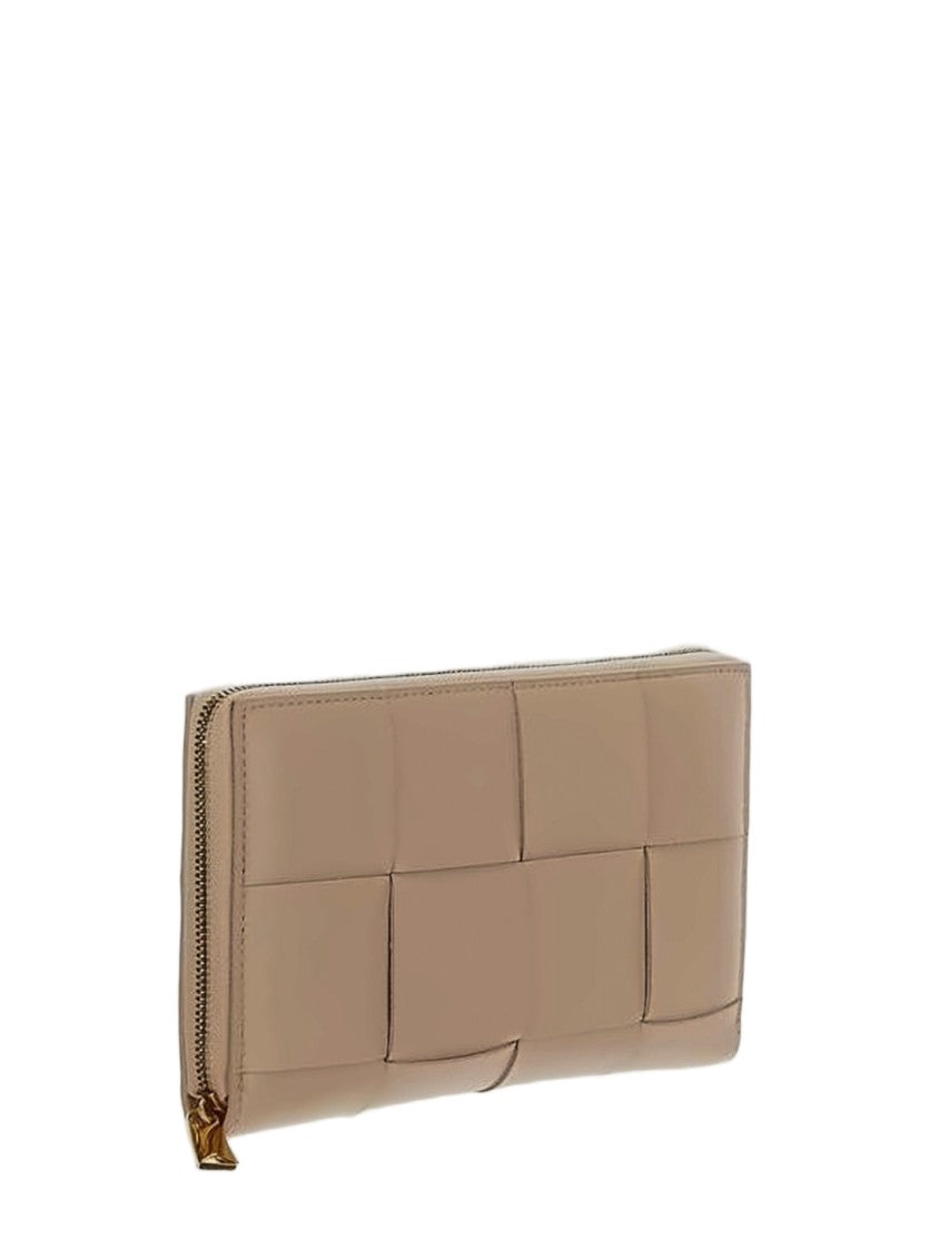 Bottega Veneta Woven Lambskin Long Wallet