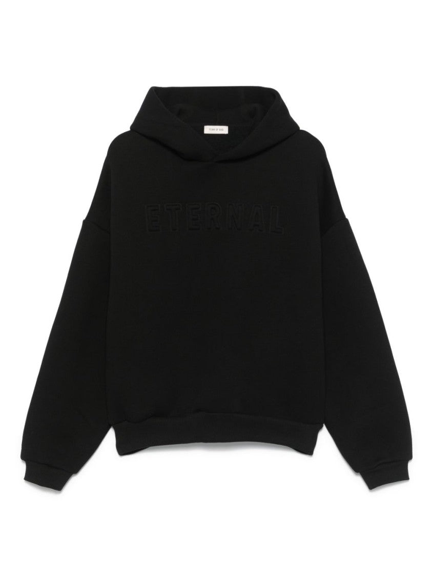 Fear Of God Relaxed Fit Black Cotton Eternal Sweatshirt