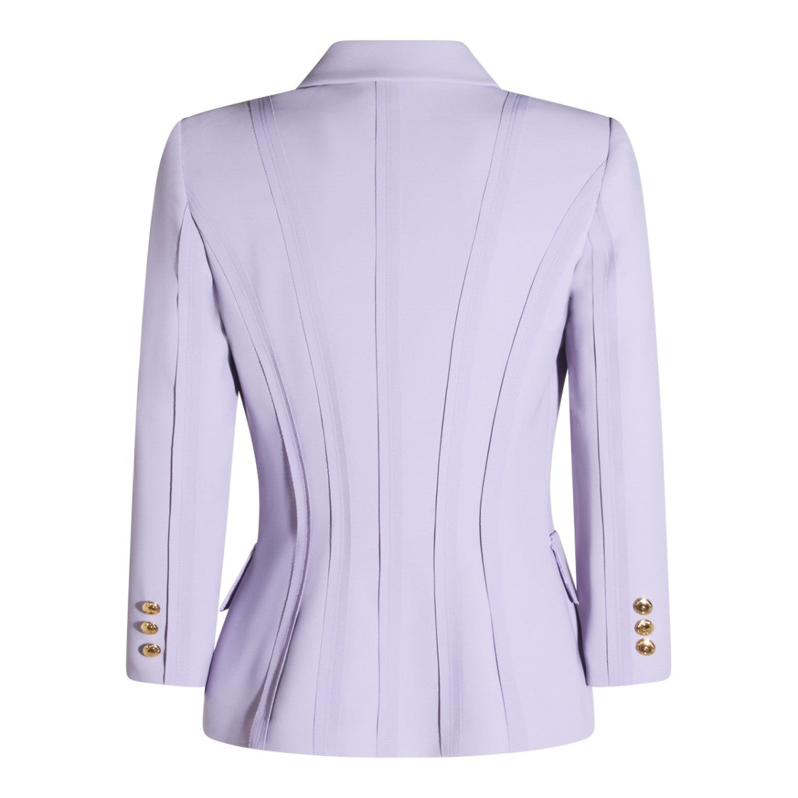 Elisabetta Franchi Tailored Lilac Jacket
