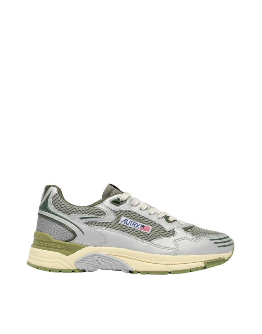 Autry Hyperway Men’S Silver/Sea Grass Sneakers