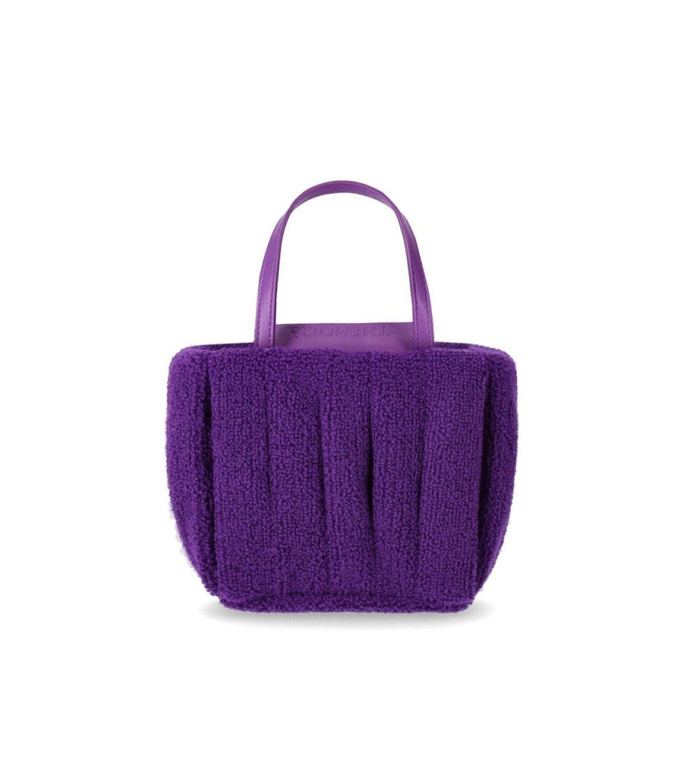 Themoirè Aria Coral Sponge Purple Handbag