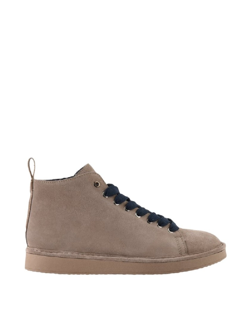 Panchic Cobalt Blue Suede Burnt Orange Laces