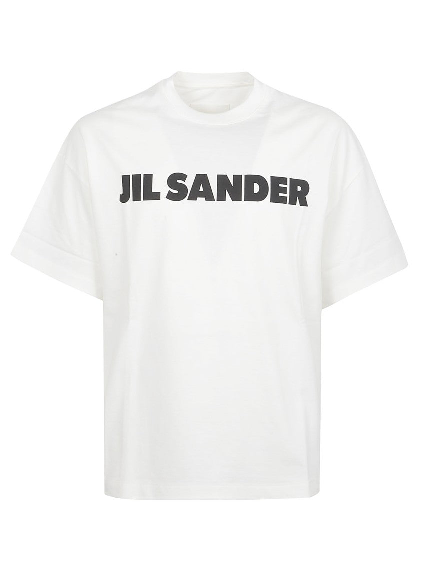 Jil Sander Short-Sleeve T-Shirt With Bold Logo