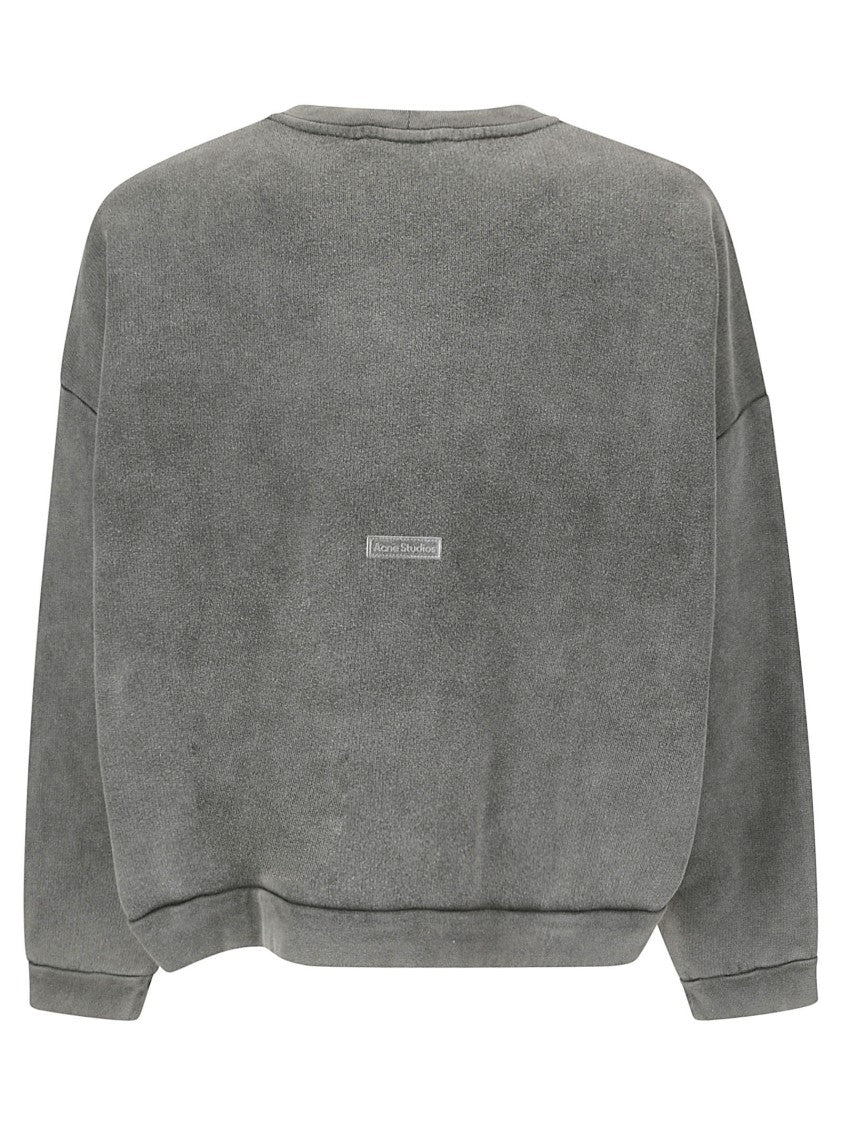 Acne Studios Cropped Gray Sweatshirt