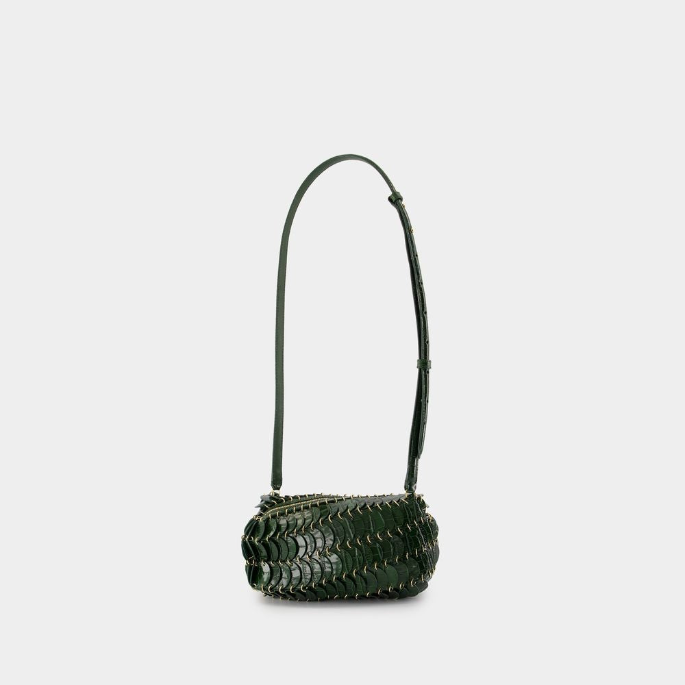 Rabanne Crossbody - Metal - Green