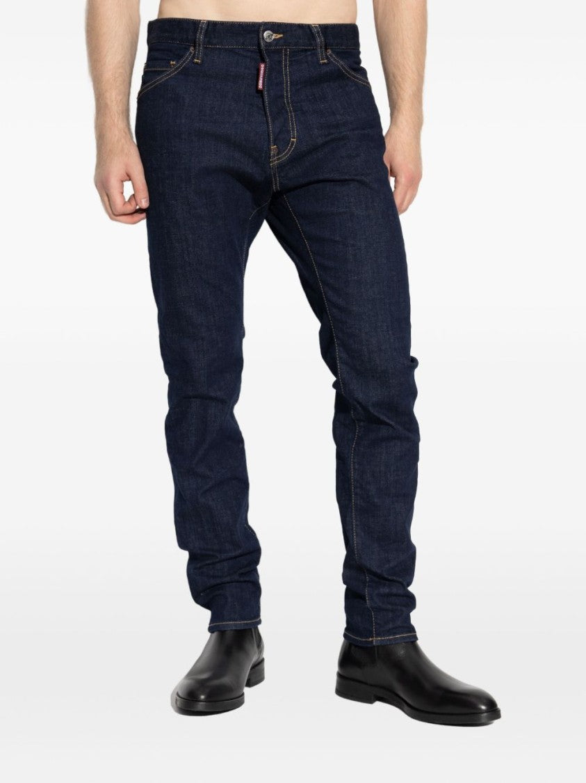 Dsquared2 Tailored Navy Blue Denim Jeans