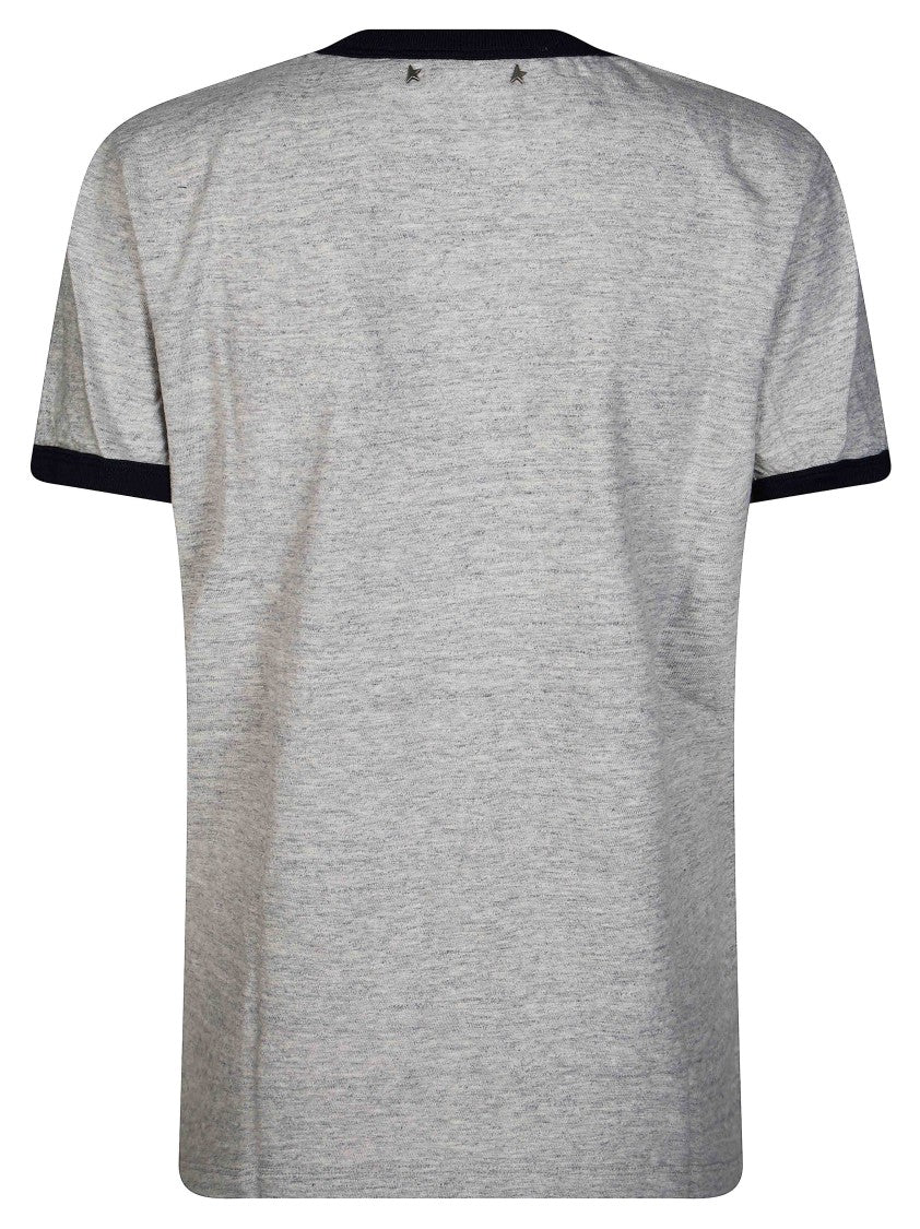 Golden Goose Heather Grey Slim-Fit Long T-Shirt
