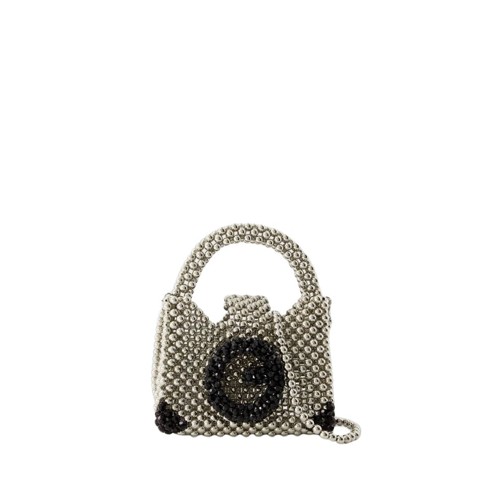 Germanier Beaded Bag - Beads - Silver