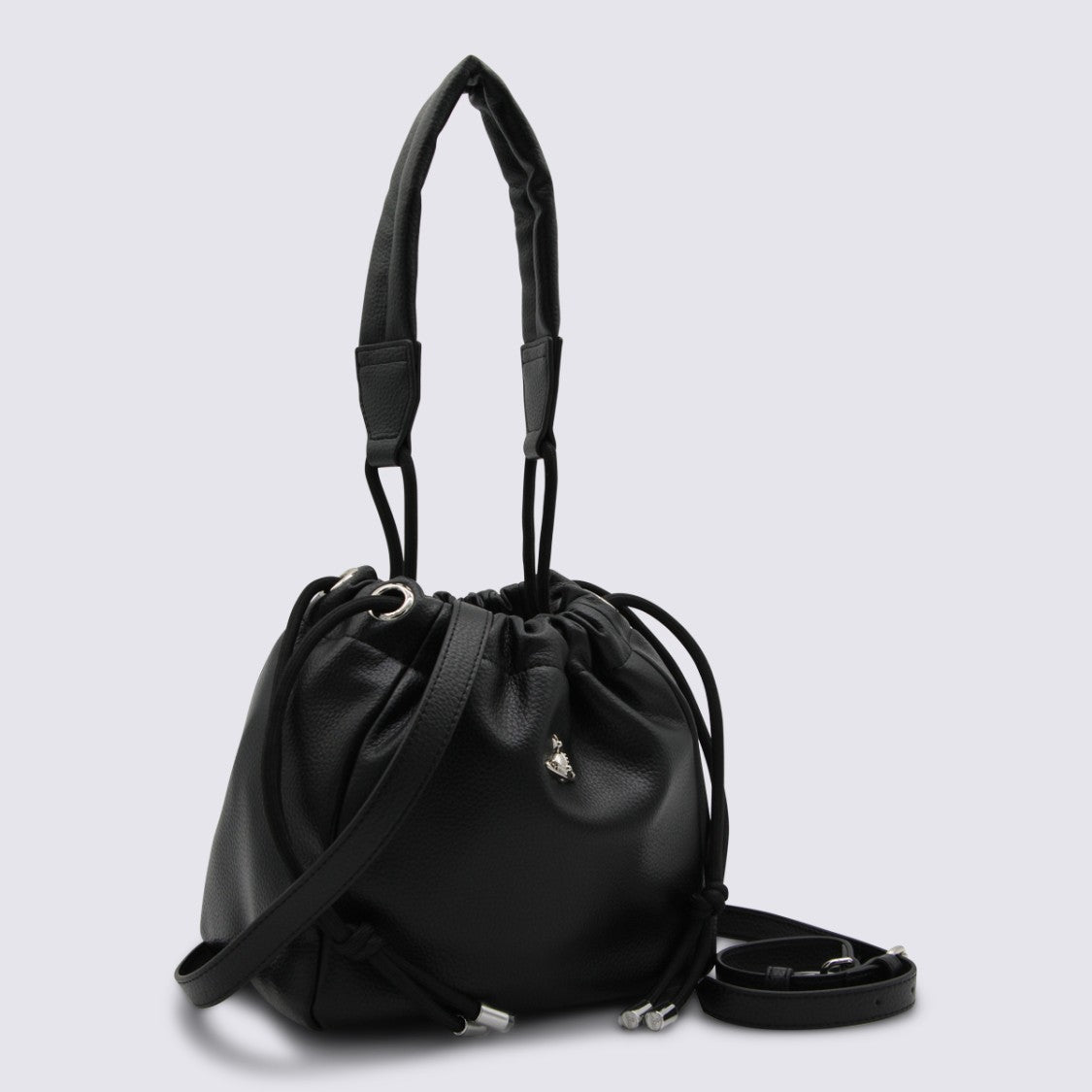 Vivienne Westwood Padded Handle Drawstring Bag With Structured Silhouette