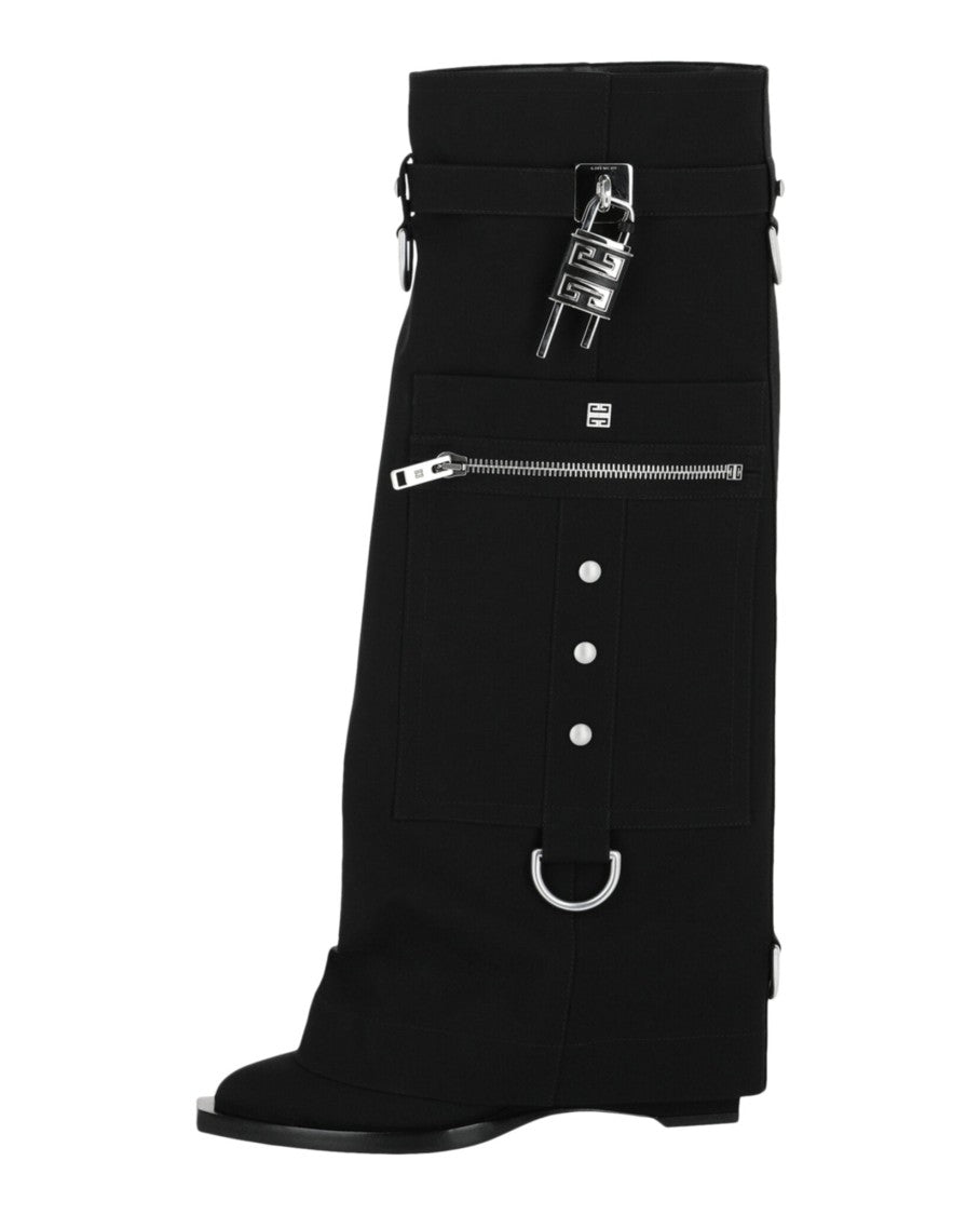 Givenchy Shark Lock Cowboy Boots With Pocket Detail