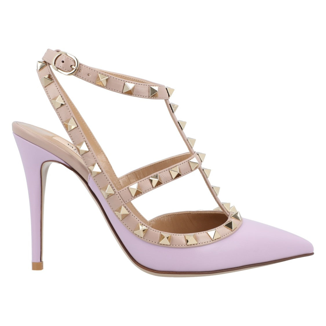 Valentino Rockstud Pumps Purple