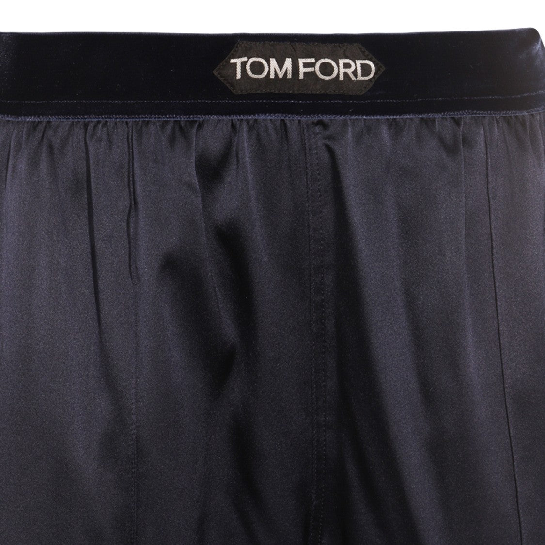 Tom Ford Navy Silk Pj Pants