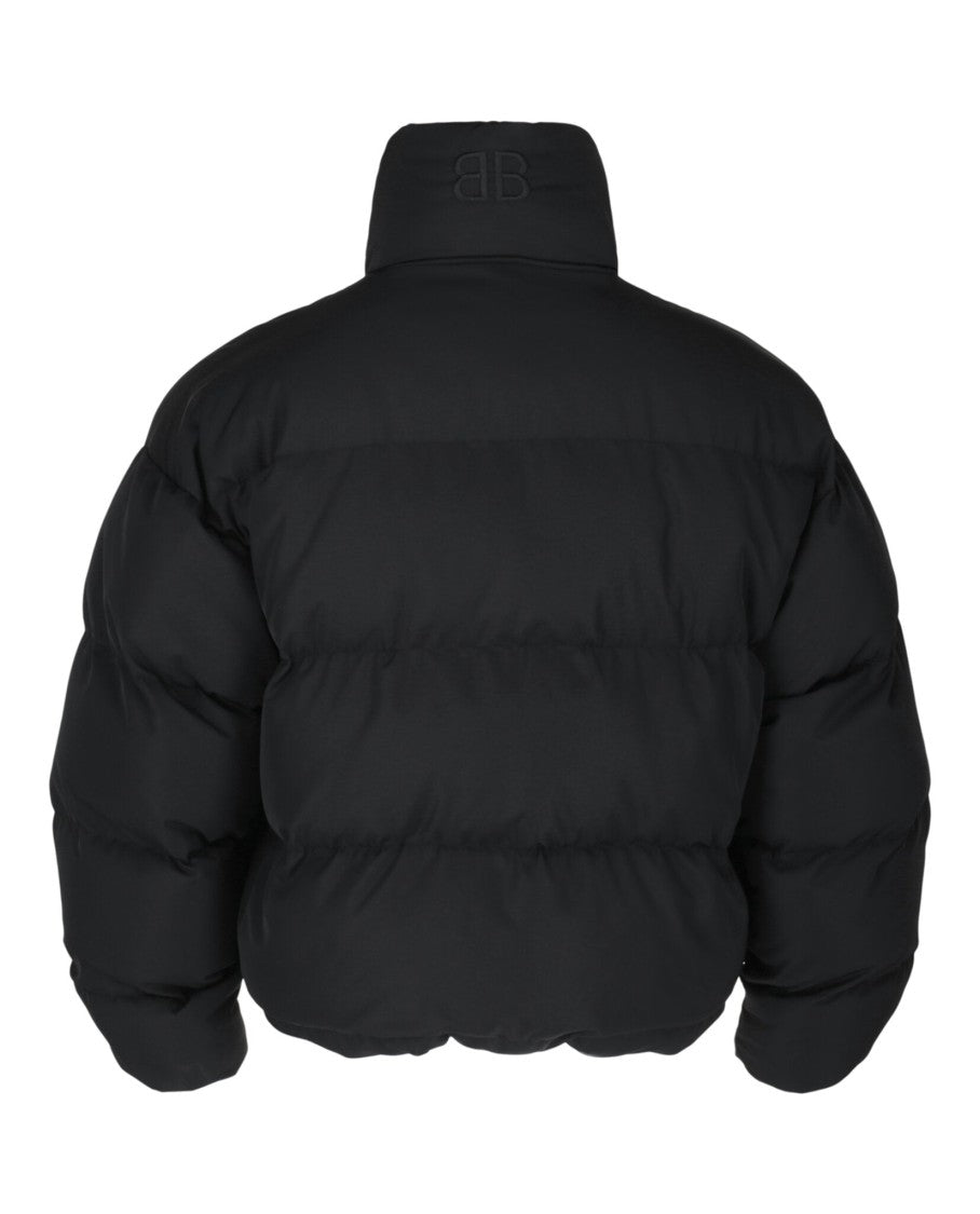 Balenciaga Quilted Puffer Jacket With Button And Zip Closure