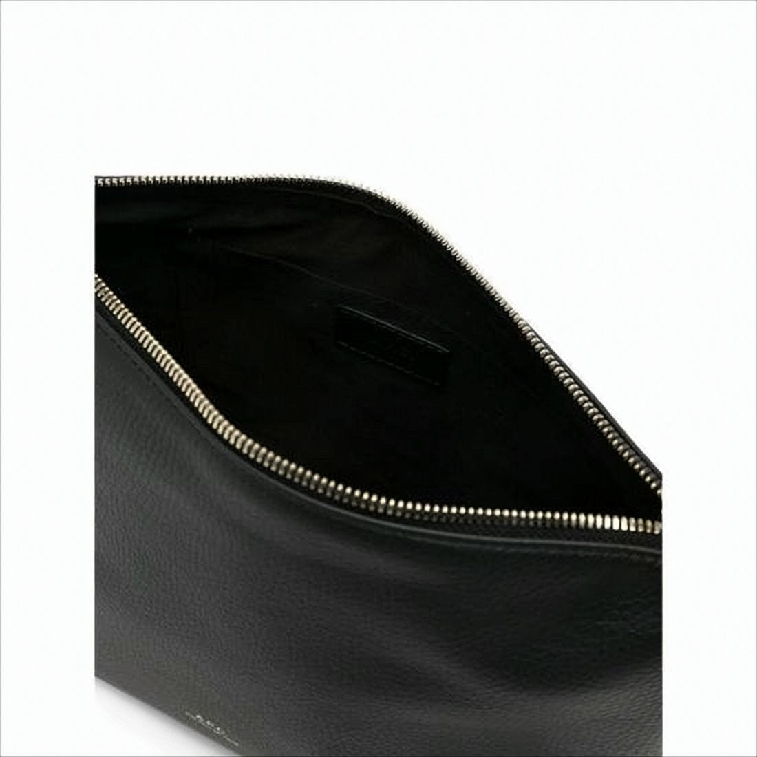 A.P.C. Textured Leather Shoulder Bag With Zip-Top Closure