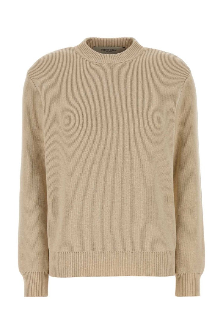 Golden Goose Beige Stretch Cotton Blend Dany Sweater