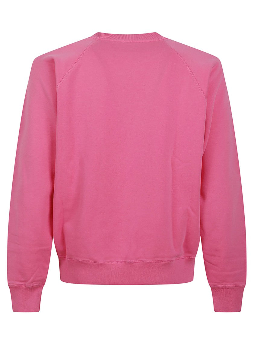 Tom Ford Vibrant Pink Cotton Sweater With Crew Neckline