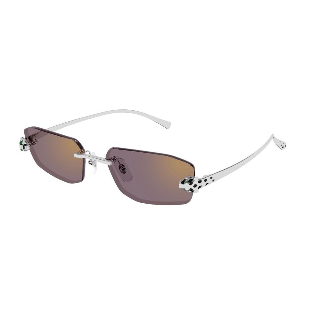 Cartier Ct0474s Panthère De Rimless Gold-Finished Sunglasses