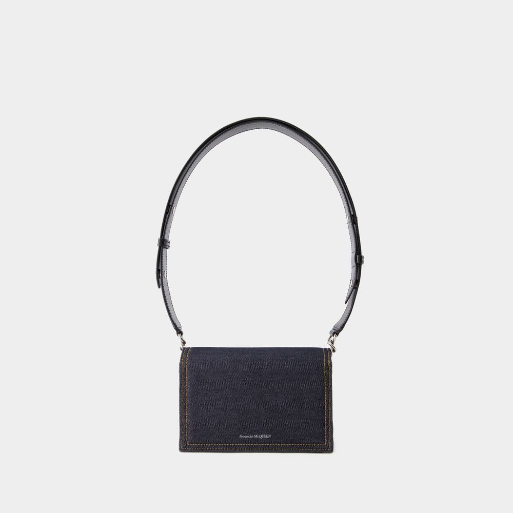 Alexander Mcqueen Small Skull Crossbody - Leather - Black