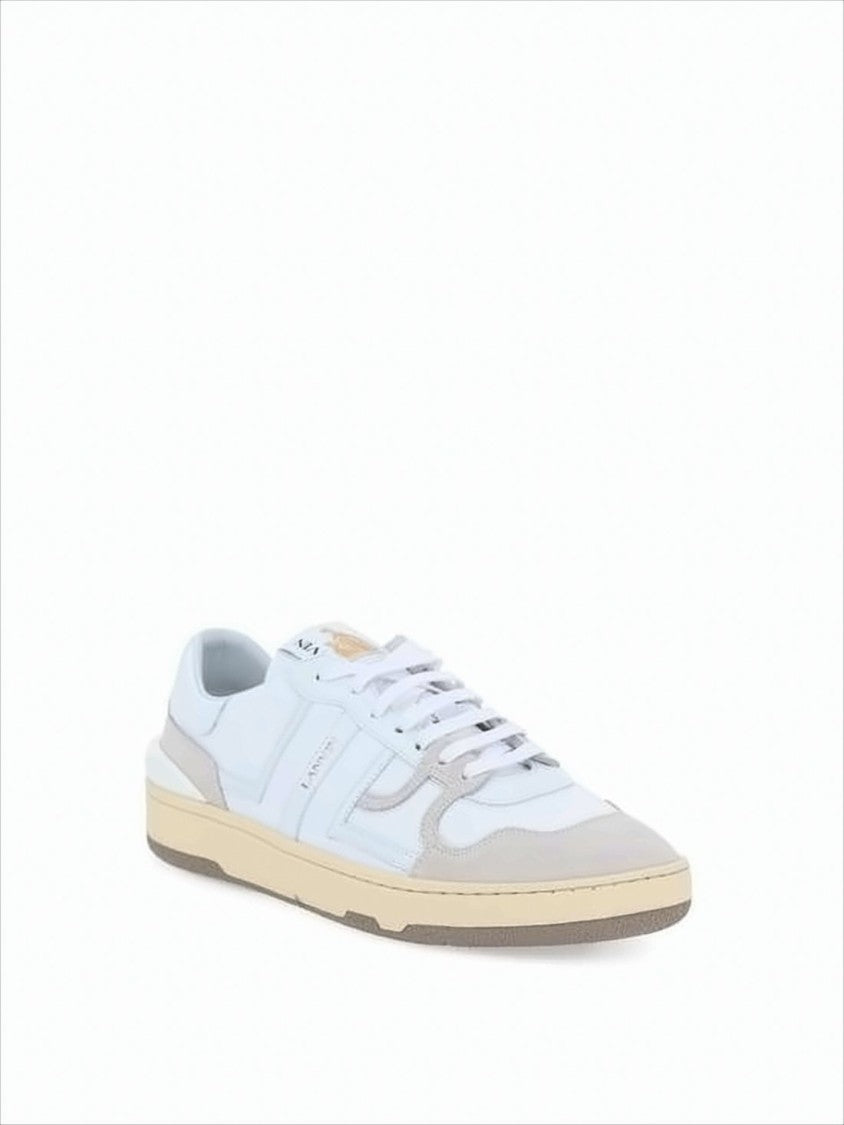 Lanvin Low-Top Sneakers With Suede Detailing