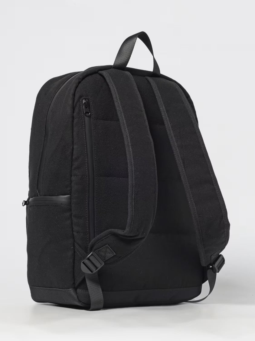Mc2 Saint Barth Black Backpack With Multiple Compartments