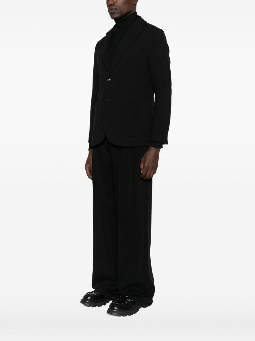 Circolo 1901 Tailored Black Jacket With Two-Button Front