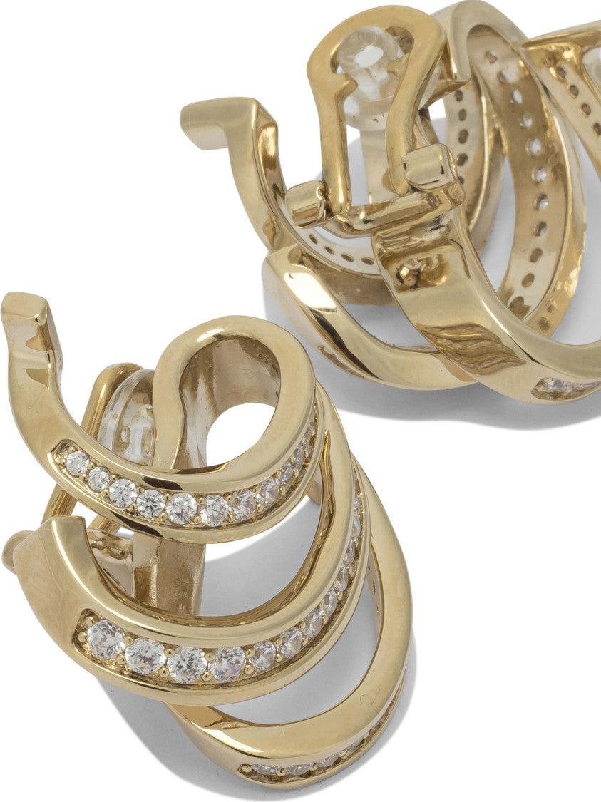 Ferragamo "Triplo Gancini" Earrings