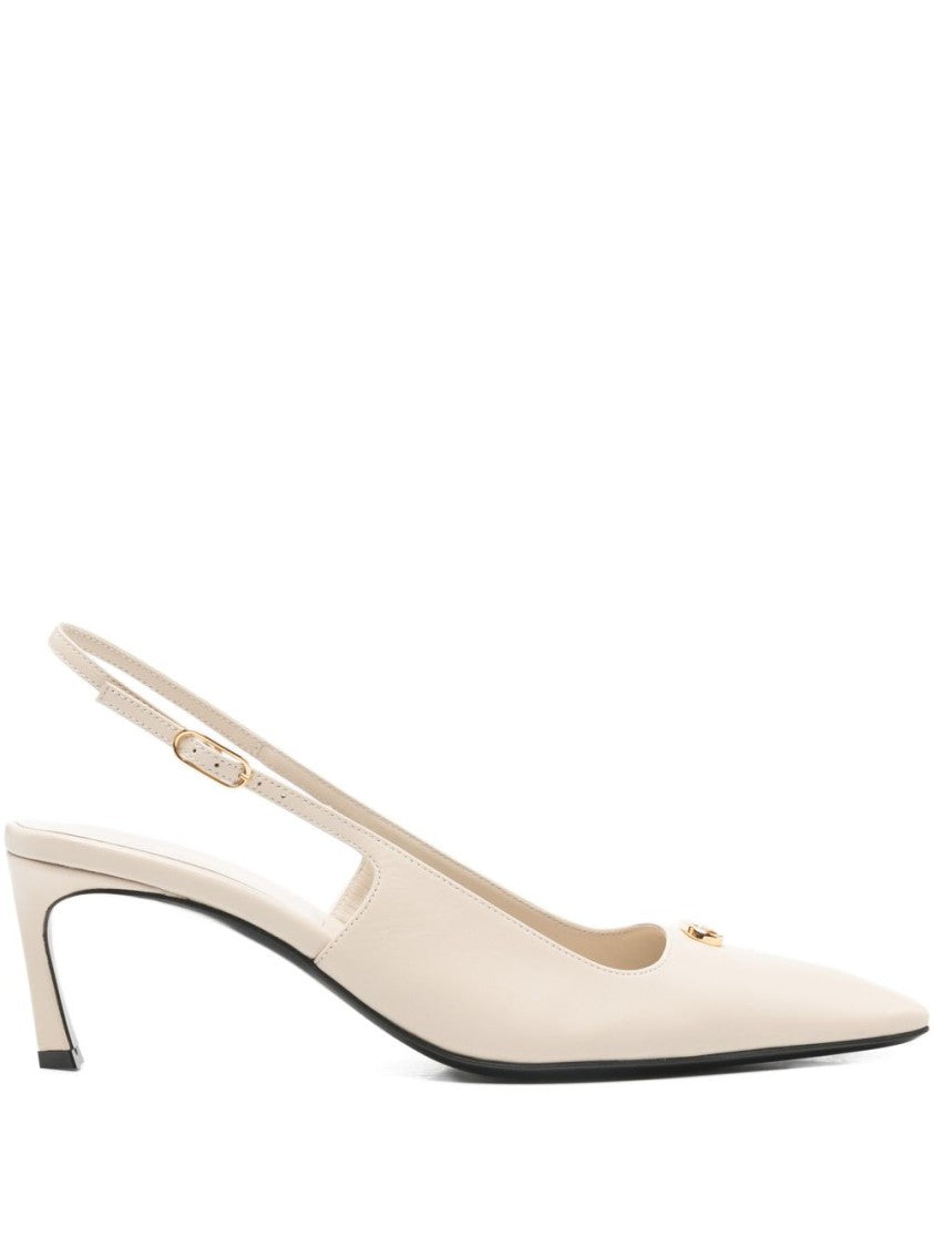 Sergio Rossi Silk And Nylon Pointed Stiletto Pumps