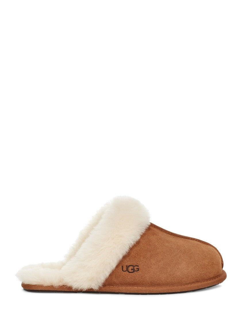 Ugg Suede Slippers With Wool Lining