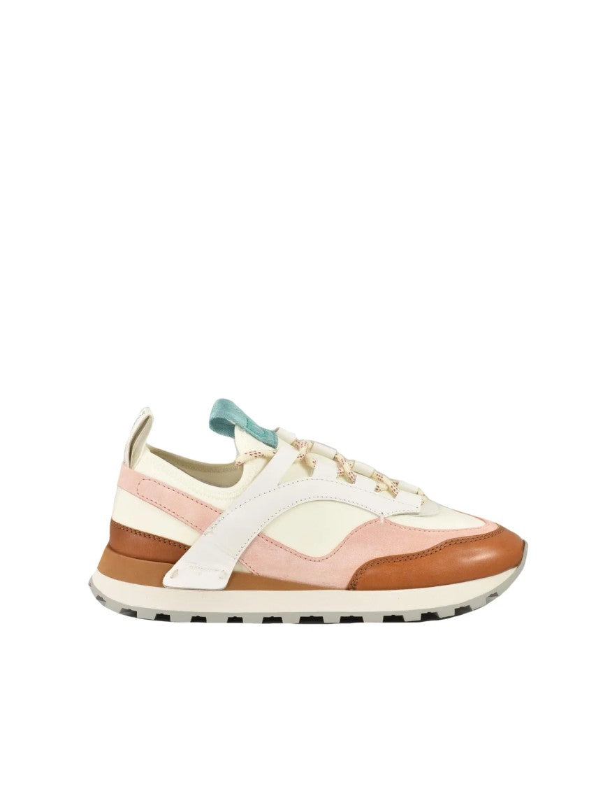Salvatore Ferragamo White Leather Sneakers